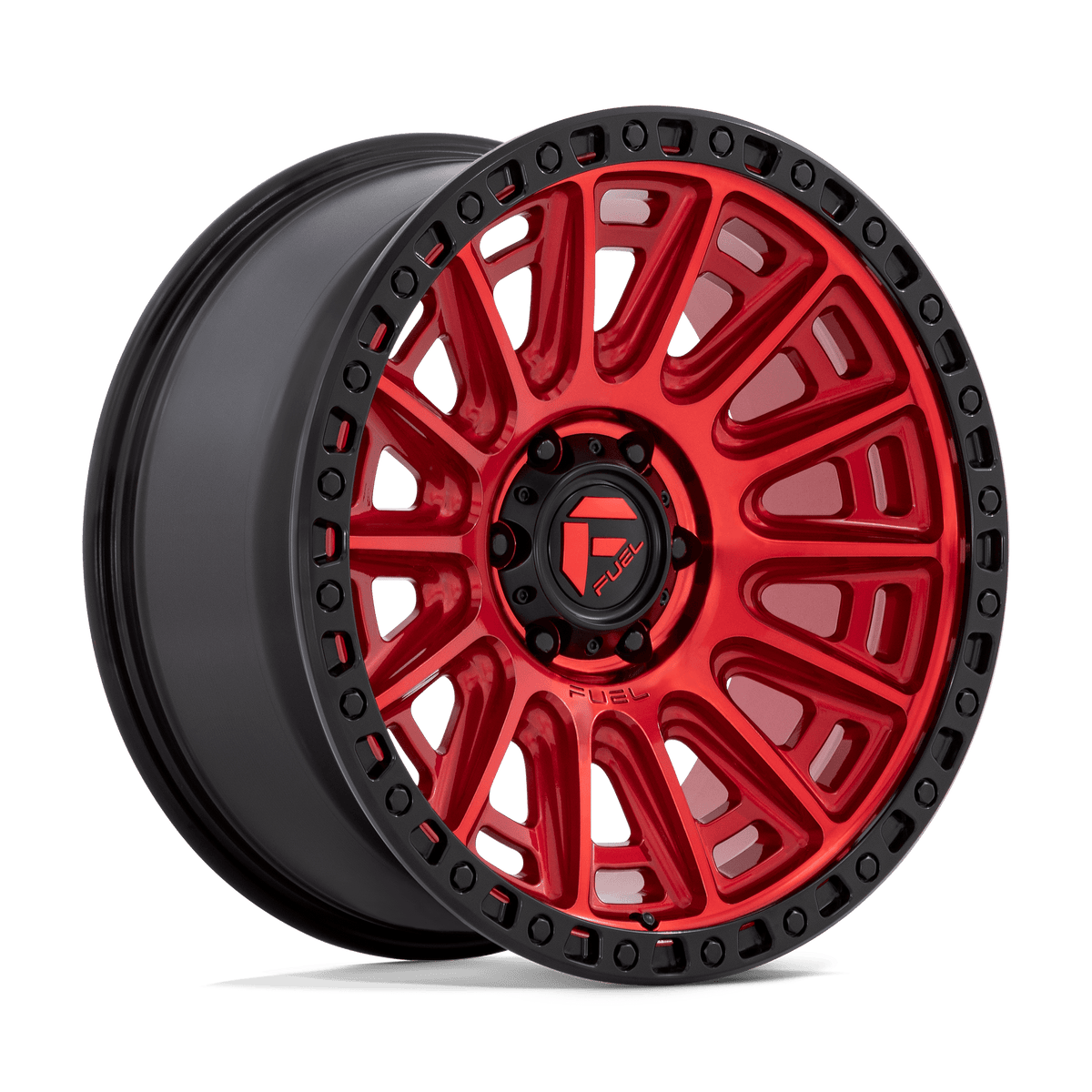 20x9 Fuel Off-Road D834 Cycle Candy Red With Black Ring Wheel 6x5.5 (1mm)