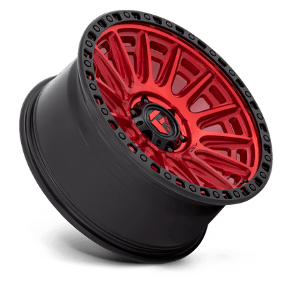 20x9 Fuel Off-Road D834 Cycle Candy Red With Black Ring Wheel 6x5.5 (1mm)
