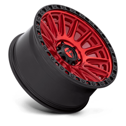 20x9 Fuel Off-Road D834 Cycle Candy Red With Black Ring Wheel 6x5.5 (1mm)