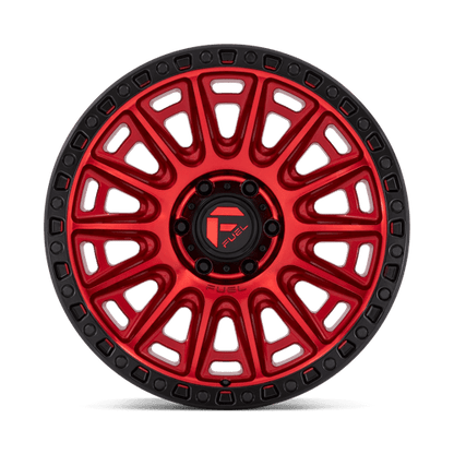 20x9 Fuel Off-Road D834 Cycle Candy Red With Black Ring Wheel 6x5.5 (1mm)