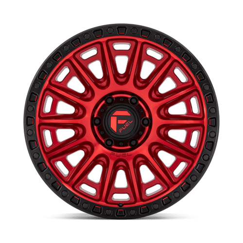 20x9 Fuel Off-Road D834 Cycle Candy Red With Black Ring Wheel 6x5.5 (1mm)