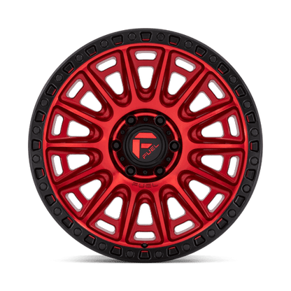 20x9 Fuel Off-Road D834 Cycle Candy Red With Black Ring Wheel 6x5.5 (1mm)