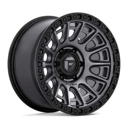 17x9 Fuel Off-Road D835 Cycle Matte Gunmetal With Black Ring Wheel 6x5.5 (1mm)