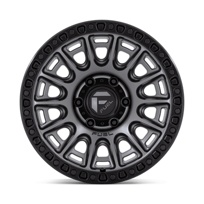 17x9 Fuel Off-Road D835 Cycle Matte Gunmetal With Black Ring Wheel 6x5.5 (1mm)