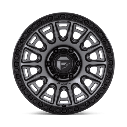 17x9 Fuel Off-Road D835 Cycle Matte Gunmetal With Black Ring Wheel 6x5.5 (-12mm)
