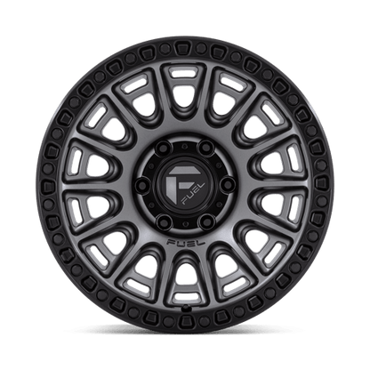17x8.5 Fuel Off-Road D835 Cycle Matte Gunmetal W/ Black Ring Wheel 6x135 (25mm)