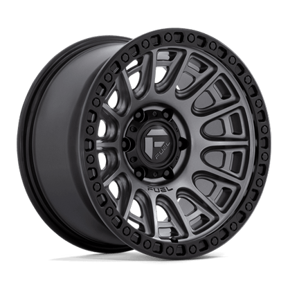 17x8.5 Fuel Off-Road D835 Cycle Matte Gunmetal W/ Black Ring Wheel 6x4.5 (34mm)