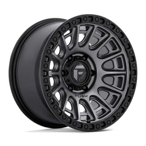 17x9 Fuel Off-Road D835 Cycle Matte Gunmetal With Black Ring Wheel 6x5.5 (-12mm)