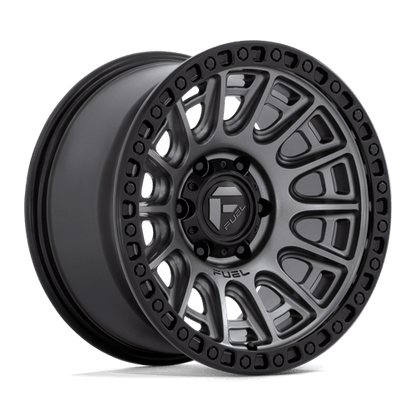17x8.5 Fuel Off-Road D835 Cycle Matte Gunmetal W/ Black Ring Wheel 6x4.5 (34mm)