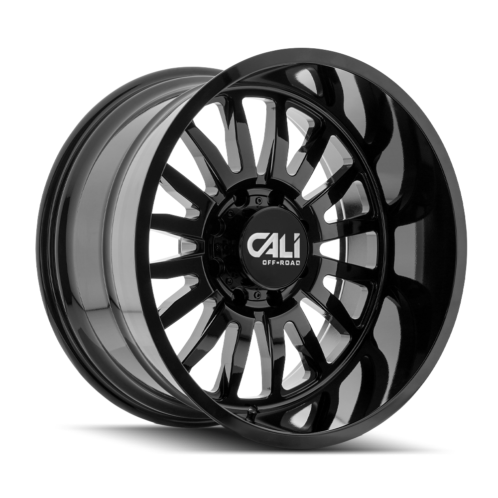 22x12 Cali Off-Road 9110 Summit Gloss Black Wheel 8x180 (-51mm)