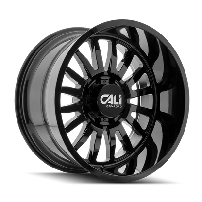 22x12 Cali Off-Road 9110 Summit Gloss Black Wheel 8x180 (-51mm)