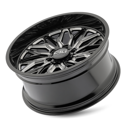 20x10 Cali Off-Road 9118 Crusher Black Milled Wheel 6x5.5 (-19mm)