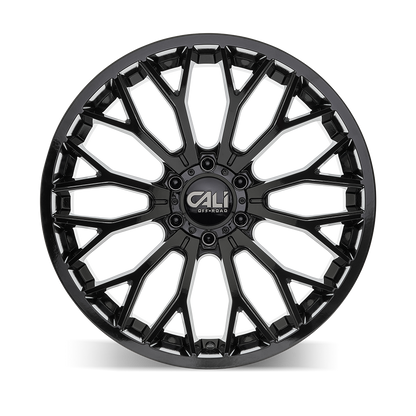20x10 Cali Off-Road 9119 Evoke Gloss Black Wheel 6x5.5 (-19mm)