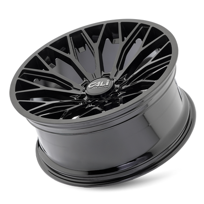 20x10 Cali Off-Road 9119 Evoke Gloss Black Wheel 6x5.5 (-19mm)