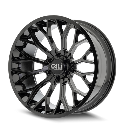 22x10 Cali Off-Road 9119 Evoke Gloss Black Wheel 6x5.5 (-19mm)
