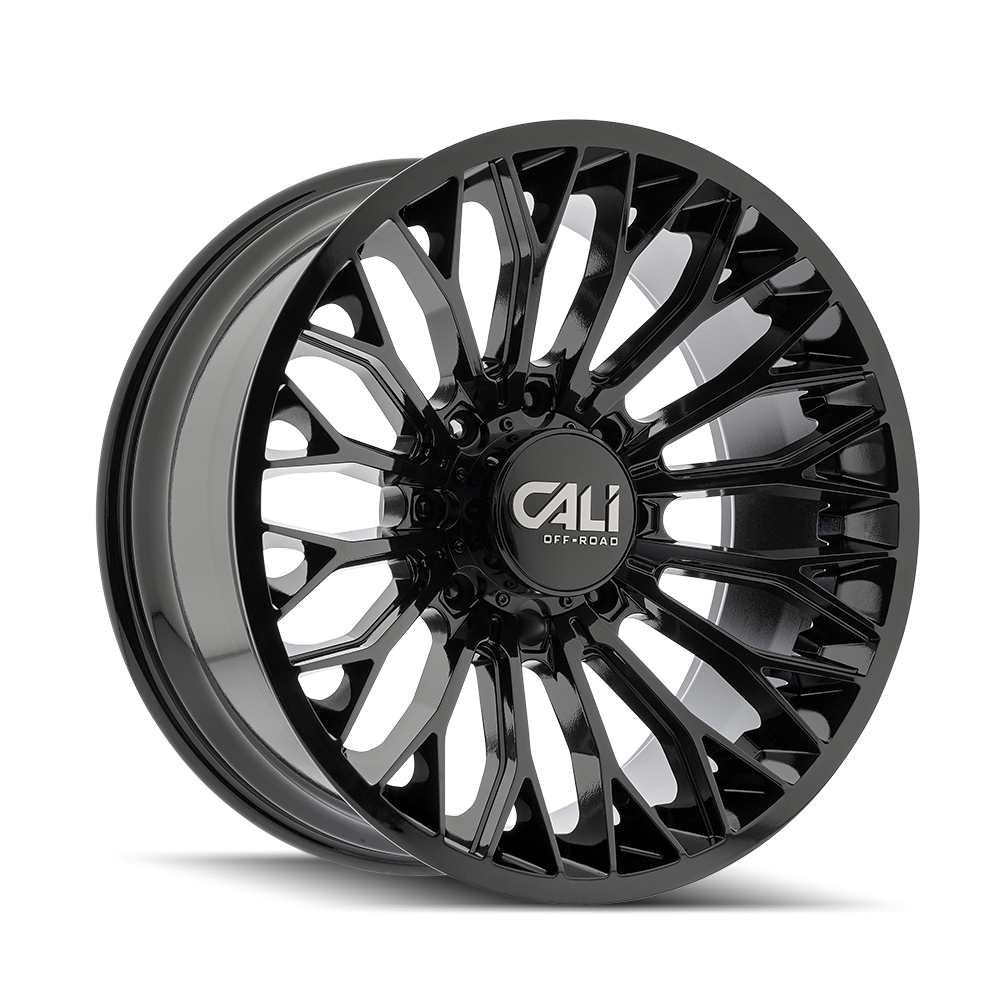 20x10 Cali Off-Road 9119 Evoke Gloss Black Wheel 8x6.5 (-19mm)