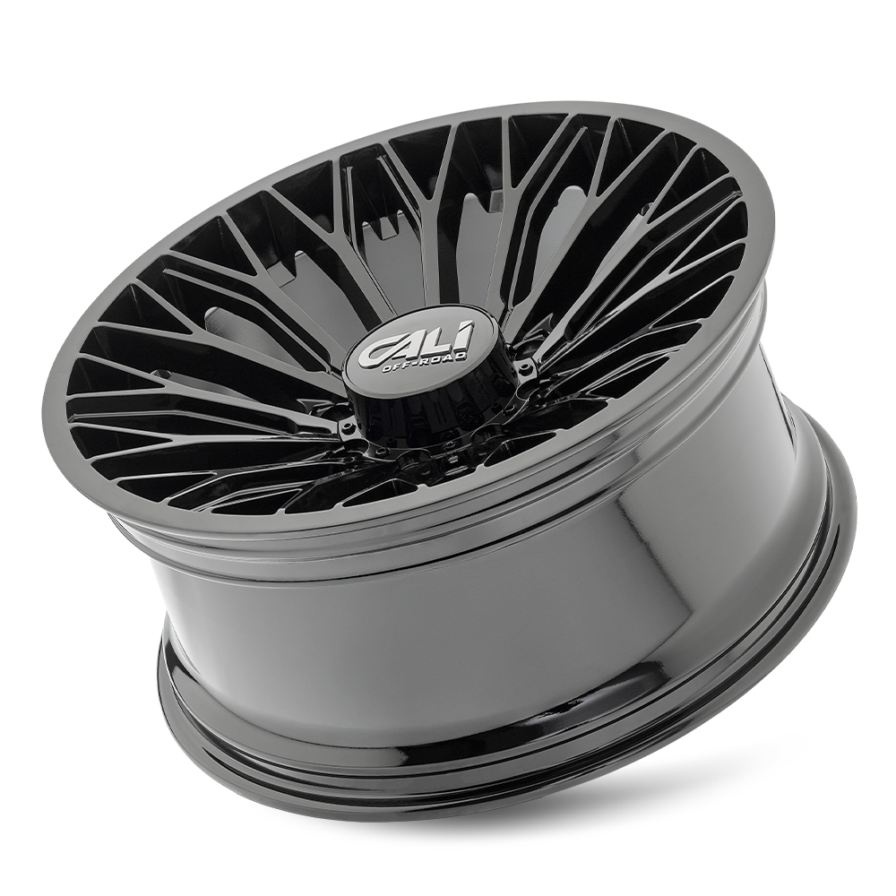 22x10 Cali Off-Road 9119 Evoke Gloss Black Wheel 8x6.5 (-19mm)