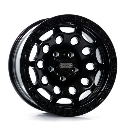 17x9 Axe Chaos Satin Black Wheel 5x5 (-40mm)