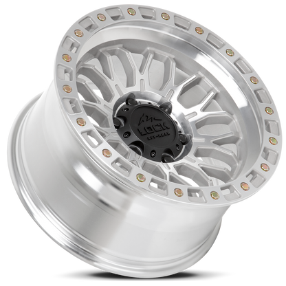 17x9 Lock Off-Road Combat Machine With Clear Coat Wheel 6x135 (1mm)