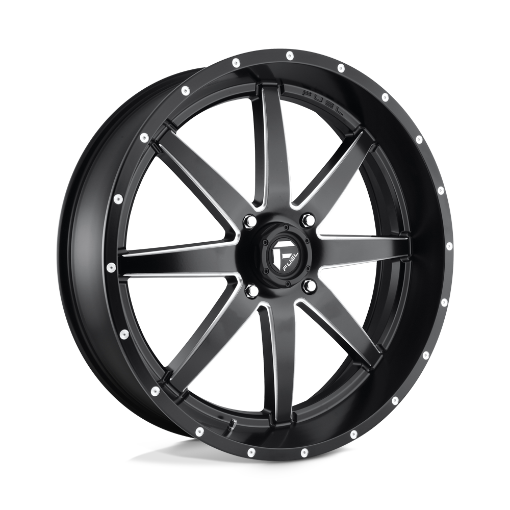 24x7 Fuel UTV D538 MAVERICK MATTE BLACK MILLED Wheel 4x137 (13mm)