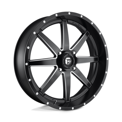 24x7 Fuel UTV D538 MAVERICK MATTE BLACK MILLED Wheel 4x137 (13mm)