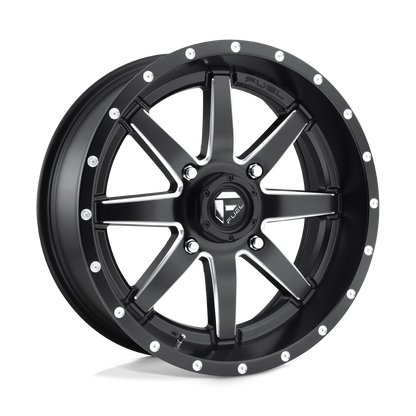 18x7 Fuel UTV D538 MAVERICK MATTE BLACK MILLED Wheel 4x156 (13mm)