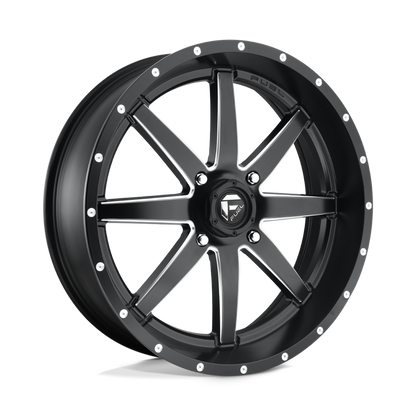 15x7 Fuel UTV D538 MAVERICK MATTE BLACK MILLED Wheel 4x156 (13mm)