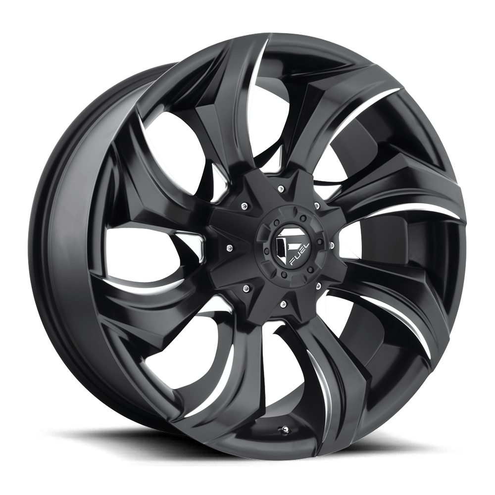 17x9 Fuel D571 Strykr Gloss Black & Milled Wheel 5x120 (35mm)