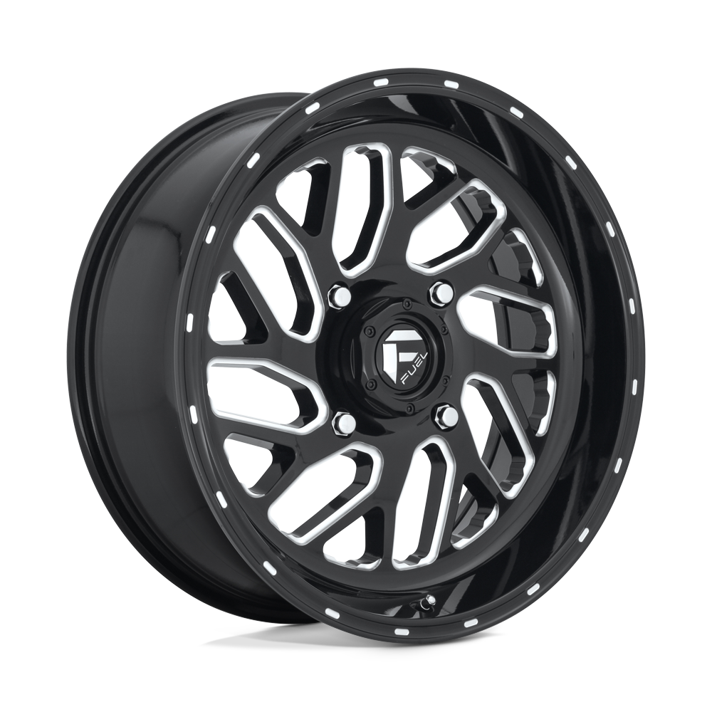 16x7 Fuel UTV D581 TRITON GLOSS BLACK MILLED Wheel 4x156 (13mm)