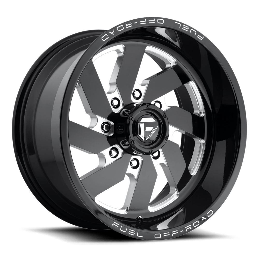 20x10 Fuel D582 Turbo Gloss Black & Milled Wheel 6x135 (-18mm)