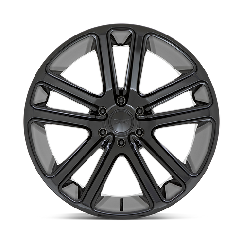 22x9.5 DUB S256 Flex Gloss Black Wheel 5x5 (10mm)