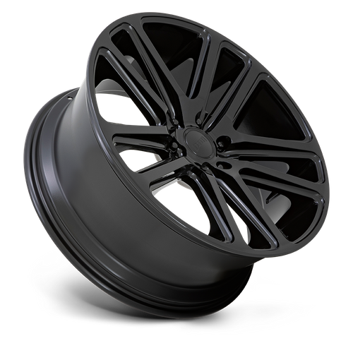 22x9.5 DUB S256 Flex Gloss Black Wheel 5x5 (10mm)