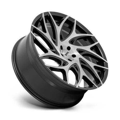 20x9 DUB S260 G.O.A.T. Brushed Face W/Black Tint Spokes Wheel 5x5 (35mm)