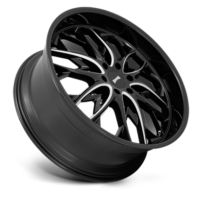 22x9.5 DUB S263 OG Gloss Black Milled Wheel 6x5.5 (25mm)