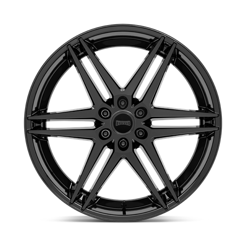 24x10 DUB S268 DIRTY DOG All Glossy Black Wheel 6x5.5 (25mm)
