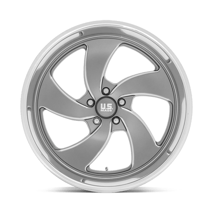 20x9.5 US Mags U133 Desperado Anthracite Milled RIGHT Wheel 5x4.75 (1mm)
