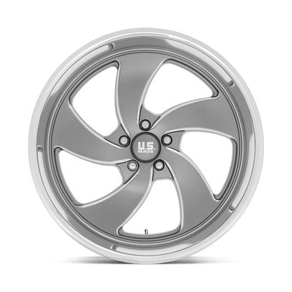 20x9.5 US Mags U133 Desperado Anthracite Milled RIGHT Wheel 6x5.5 (1mm)
