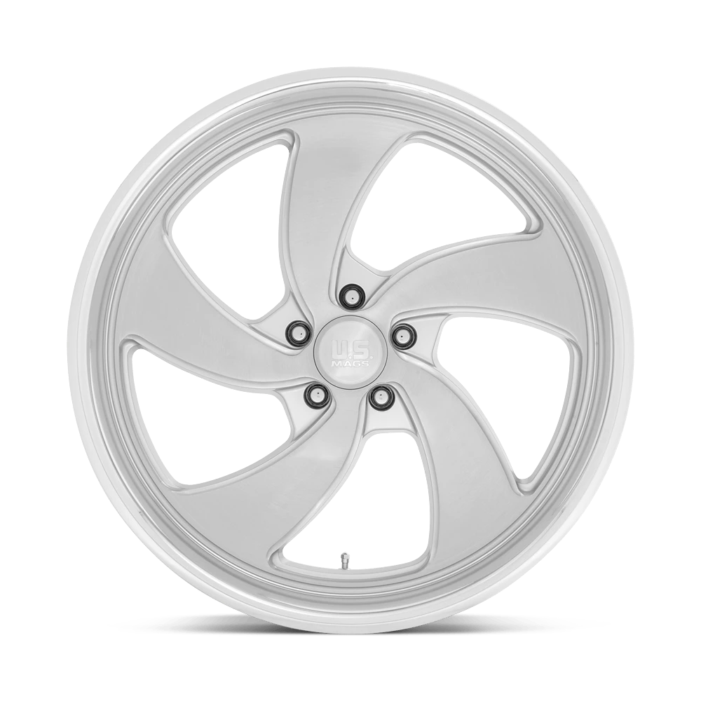 20x9.5 US Mags U134 Desperado Silver Brushed LEFT Wheel 6x5.5 (1mm)