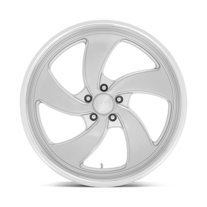 20x9.5 US Mags U134 Desperado Silver Brushed LEFT Wheel 6x5.5 (1mm)