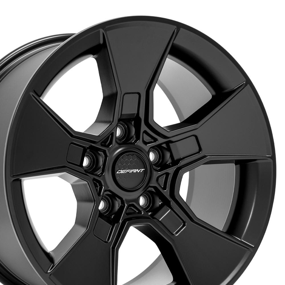 17x8.5 DEFIANT DF02 Satin Black Wheel 5x5 (12mm)