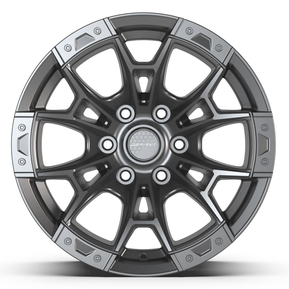 17x9 DEFIANT DF04 Dark Satin Charcoal Wheel 6x135 (12mm)
