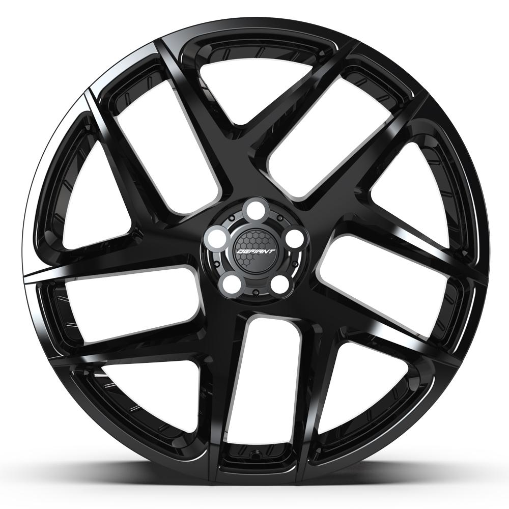 22x10 DEFIANT DF05 Gloss Black Wheel 5x108 (37mm)