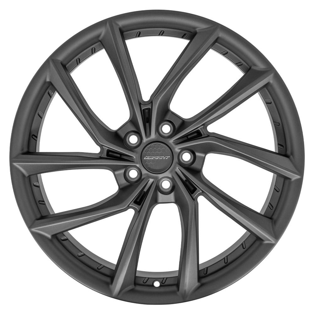 20x9 DEFIANT DF06 Dark Satin Charcoal Wheel 5x4.5 (35mm)