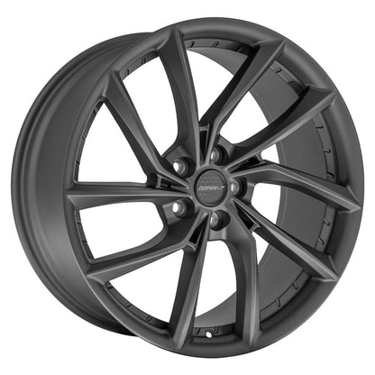20x9 DEFIANT DF06 Dark Satin Charcoal Wheel 5x4.5 (35mm)