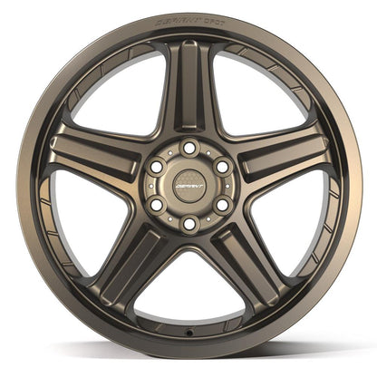 22x10 DEFIANT DF07 Bronze Wheel 6x5.5 (-12mm)