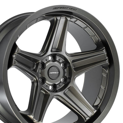 22x10 DEFIANT DF07 Bronze Wheel 6x5.5 (-12mm)