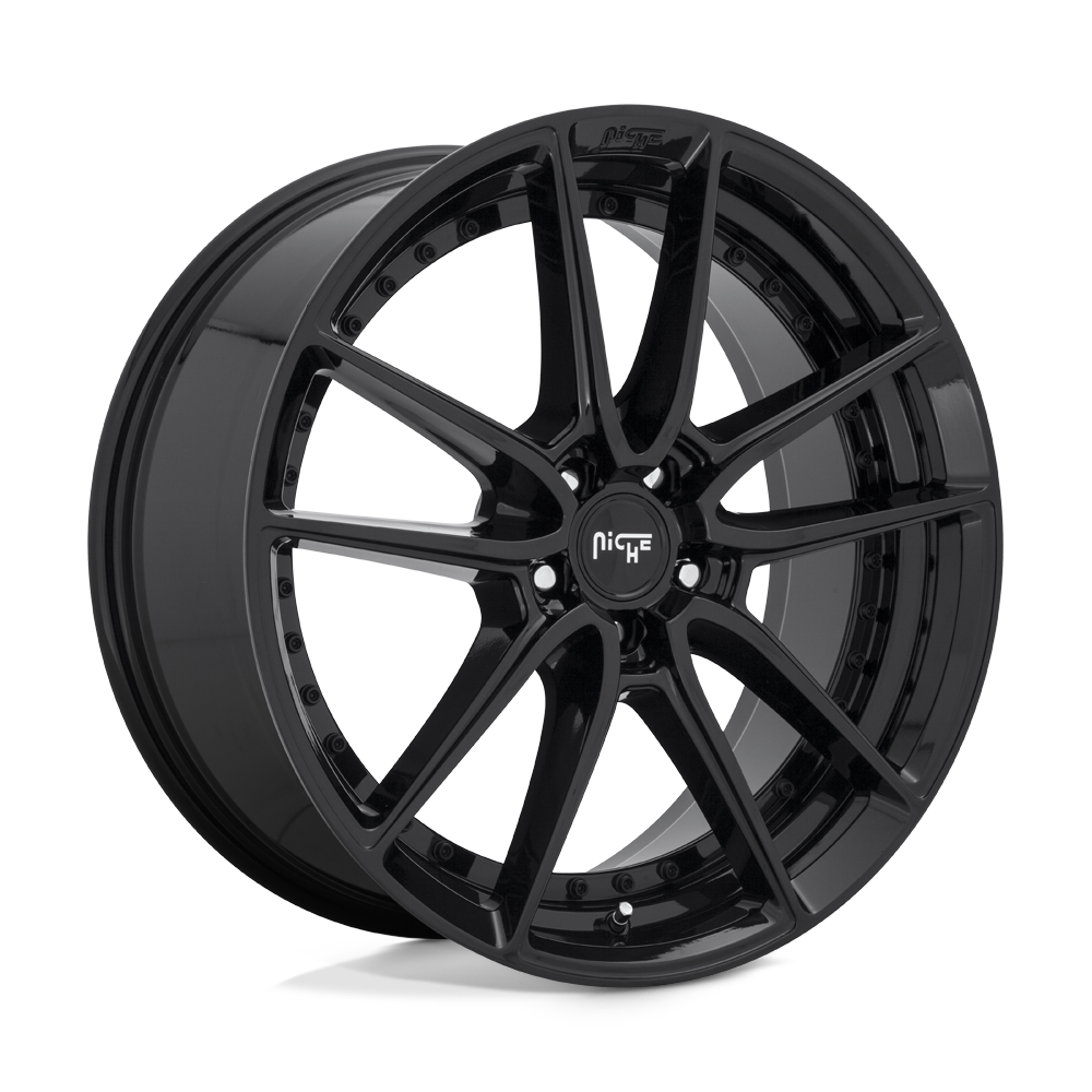 18x9.5 Niche M223 DFS GLOSS BLACK Wheel 5x4.5 (35mm)