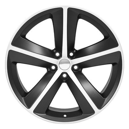 20x9 OE Wheels DG05 Satin Black Machined Wheel 5x115 (20mm)