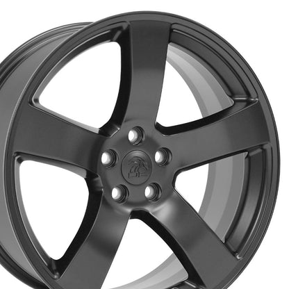 20x8 OE Wheels DG12 Satin Black Wheel 5x115 (24mm)