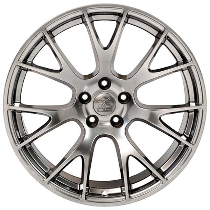 20x10 OE Wheels DG15 Hyper Black Wheel 5x115 (18mm)